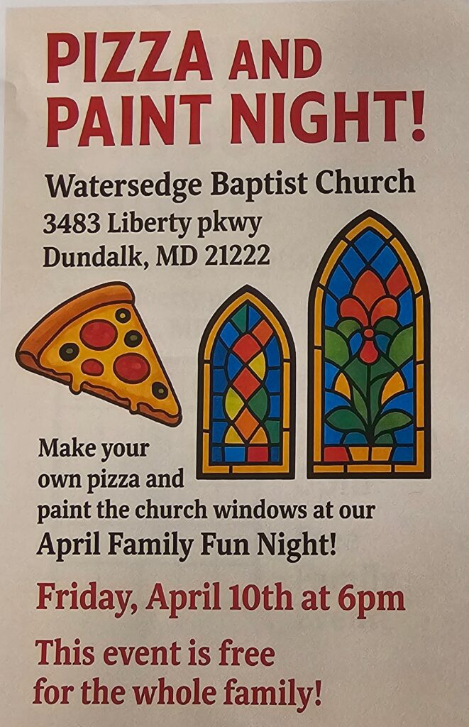 Pizza And Paint Night (Family Fun NIght)